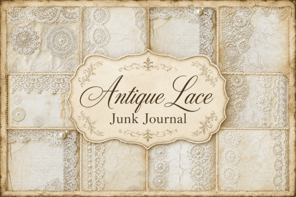 Download Antique Lace Junk Journal - Premium Resources