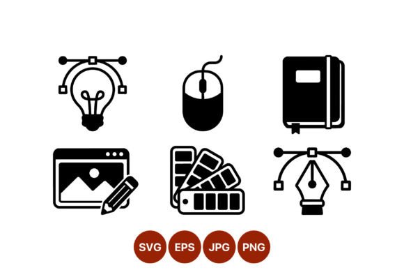 Download Digital Design Tools Vector Icons Set - Digital design tools Collection