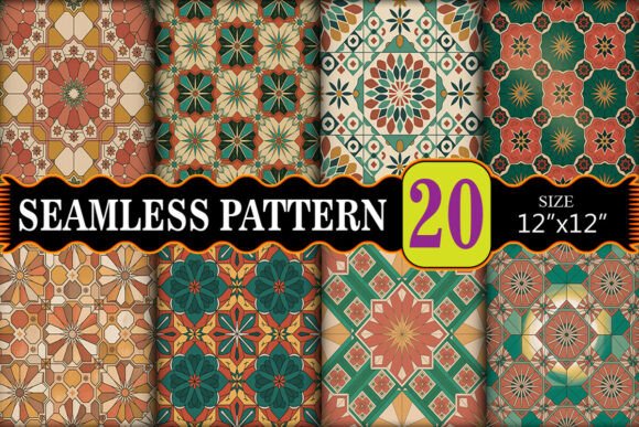 Download Geometric Seamless Digital Pattern Pack - Digital pattern pack Collection