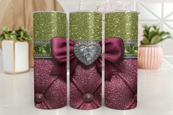 Download Luxury Blue Quilted Glam Digital Tumbler - Quilted Collection