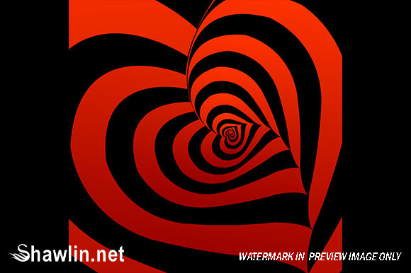 Download Artistic Background with Golden Hearts - Artistic background Collection
